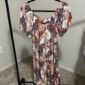 NWT- Maurices Boho Floral Dress